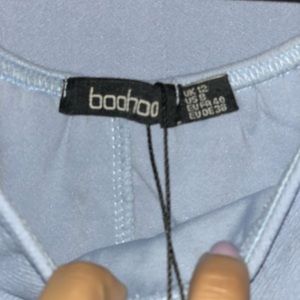 Boohoo Tops - Boohoo baby blue pants & crop set Boohoo Tops - Boohoo baby blue pants & crop set